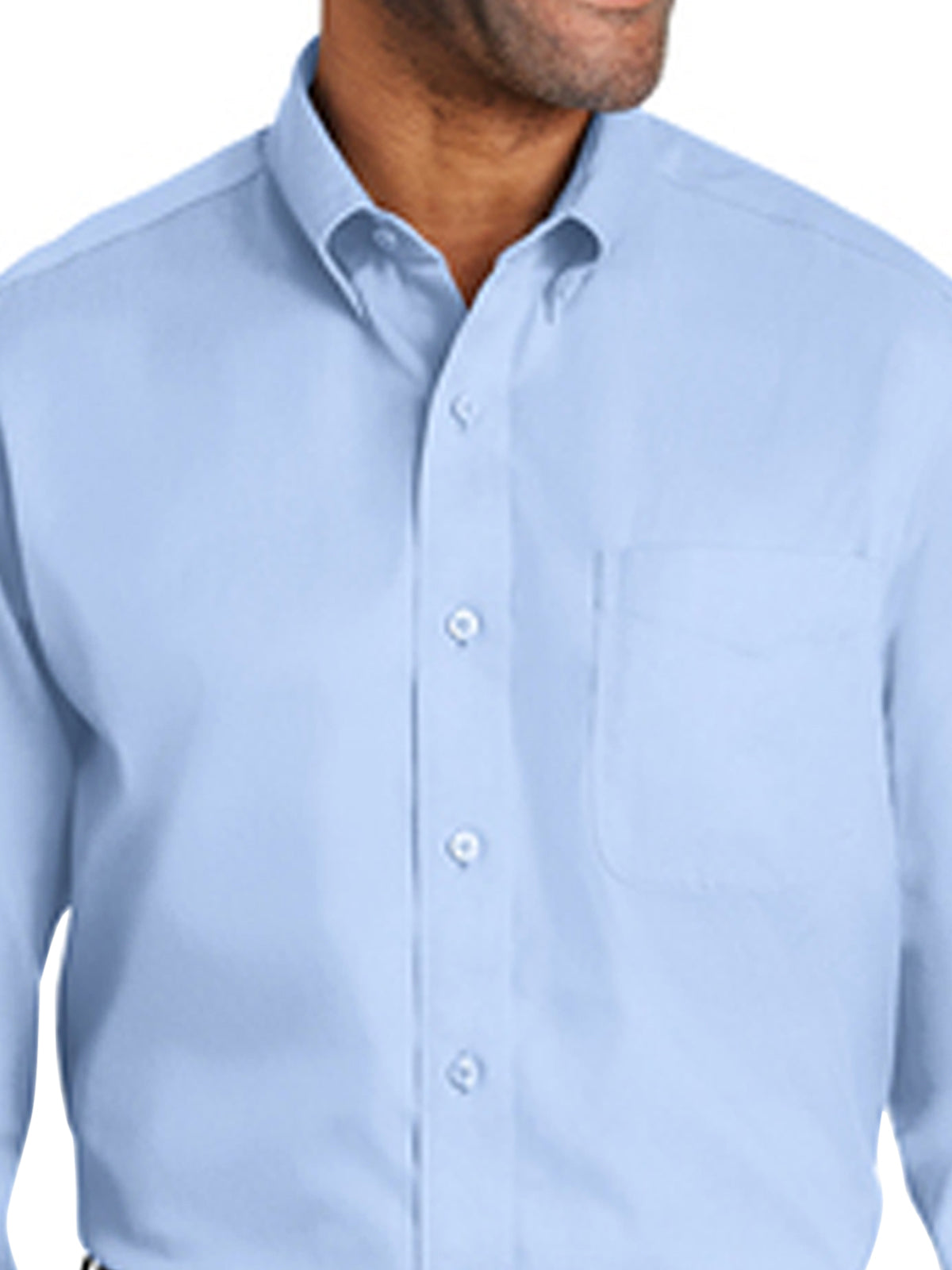 Men's Dobby Non-Iron Button-Down Shirt