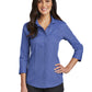 Women's 3/4 Sleeve Button Up Shirt