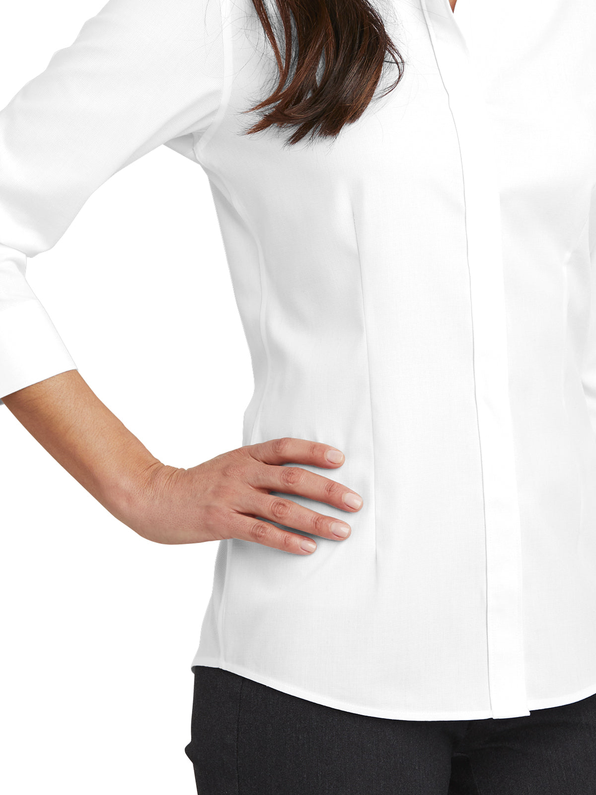 Women's 3/4 Sleeve Button Up Shirt