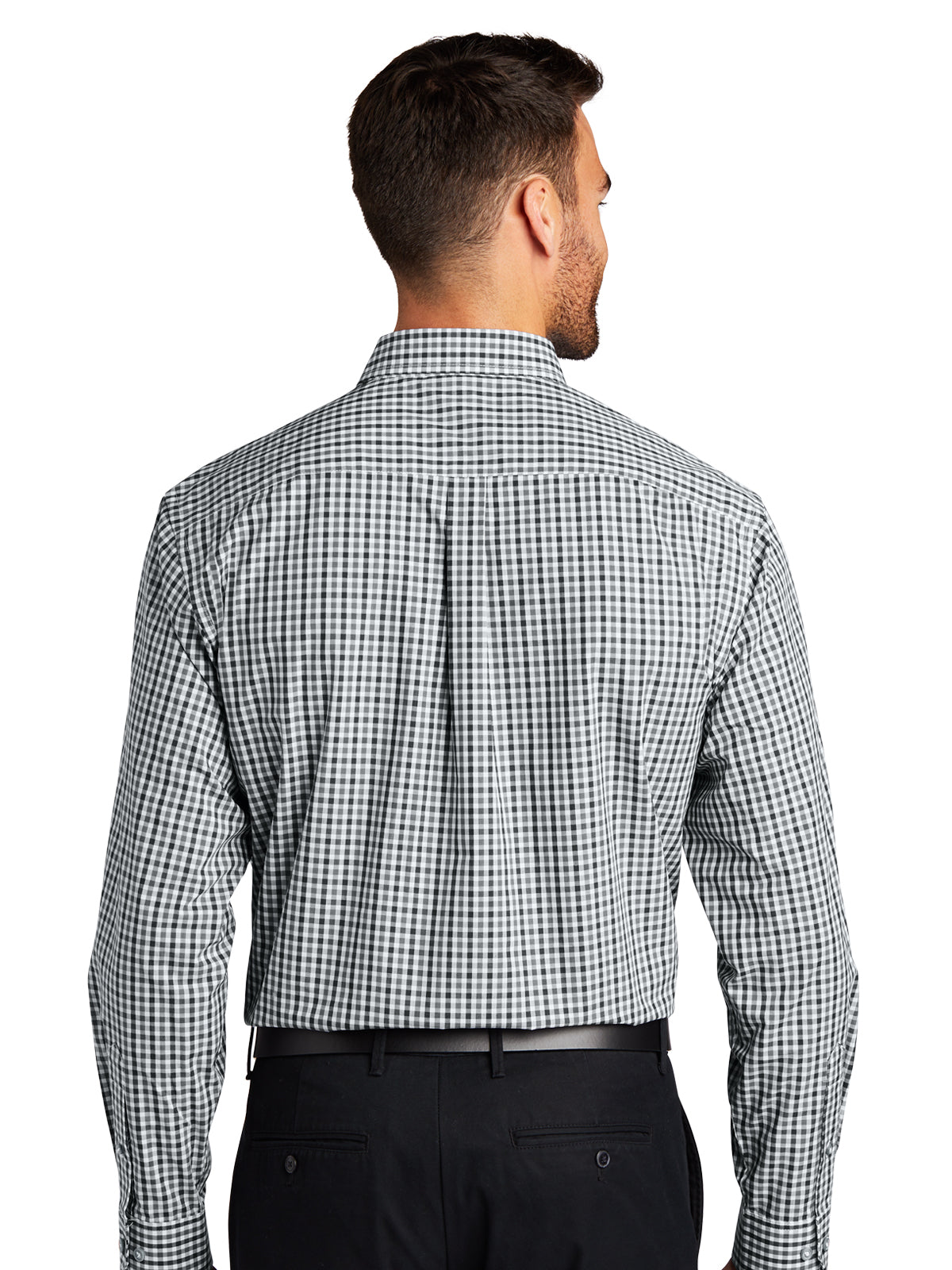 Men's Long Sleeve Gingham Shirt