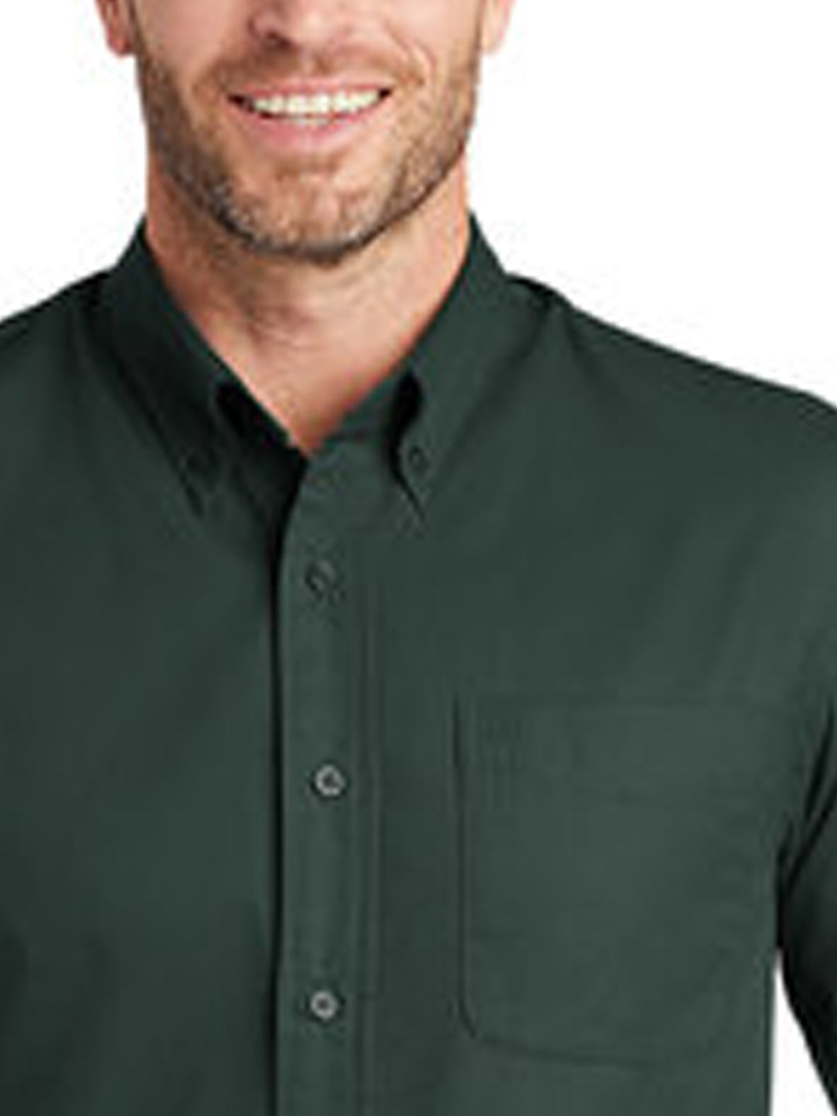 Men's 1-Pocket Long Sleeve Twill Shirt