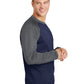 Men's Pocketless Raglan Colorblock Crewneck Sweatshirt