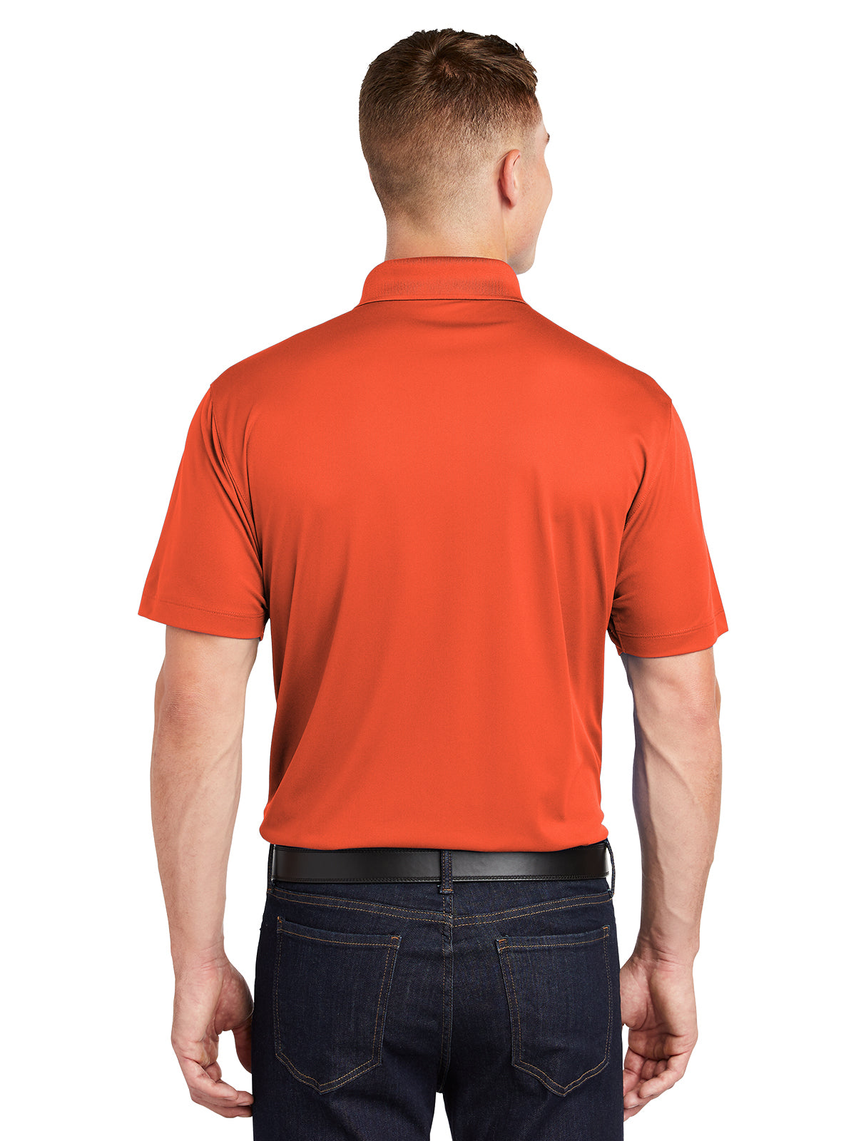 Men's Three-Button Micropique Polo