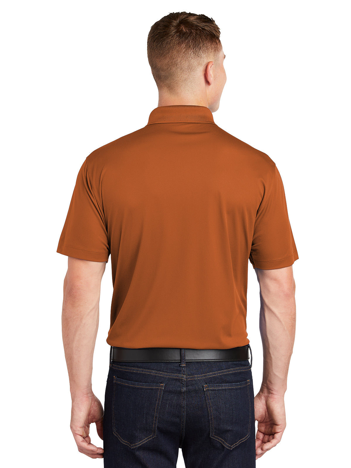 Men's Three-Button Micropique Polo