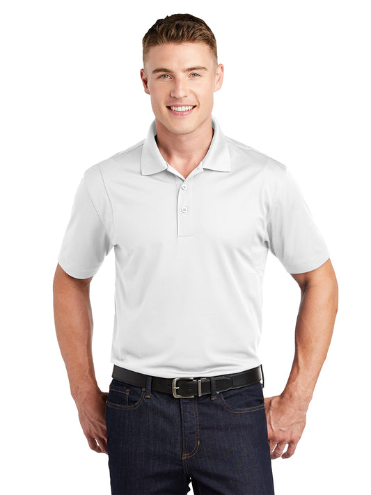 Men's Three-Button Micropique Polo