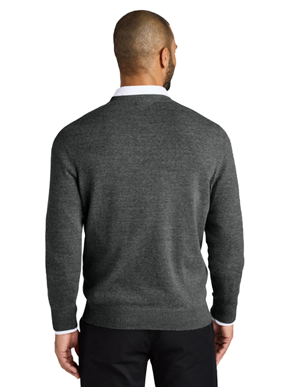 Men's Pocketless V-Neck Sweater