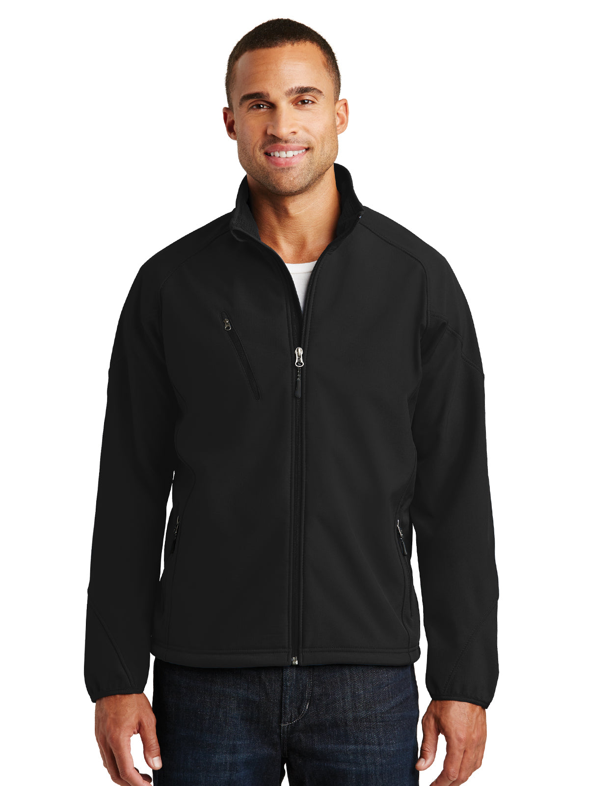 Men's Tall Textured Soft Shell Jacket