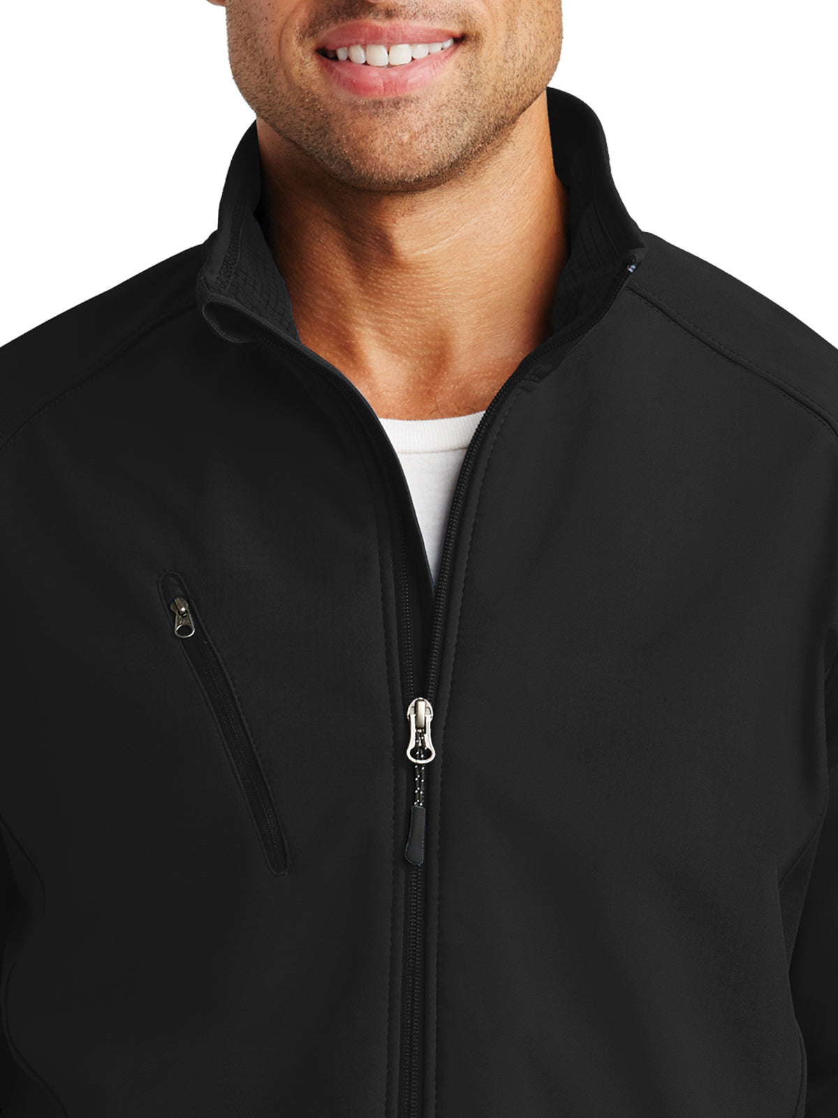 Men's Tall Textured Soft Shell Jacket