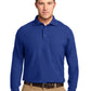 Men's Tall Silk Touch Long Sleeve Polo Shirt