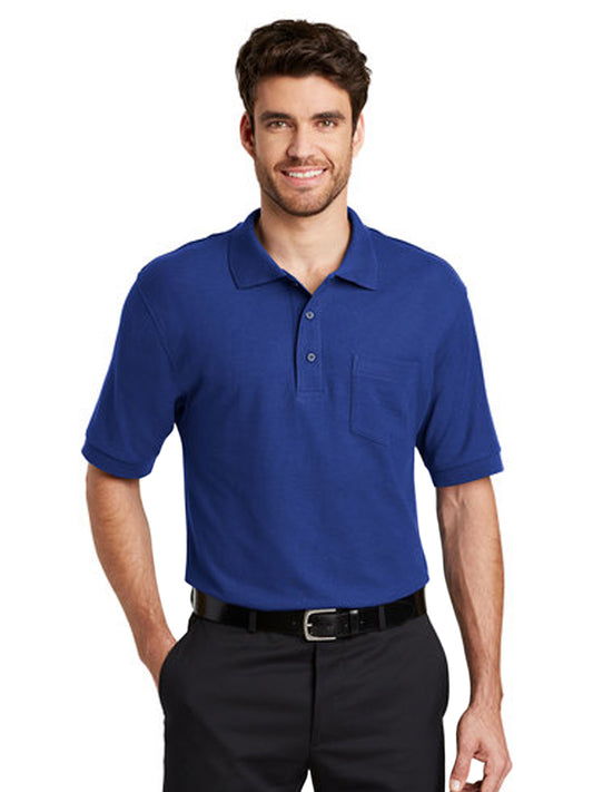 Men's Tall Silk Touch™ Polo with Pocket