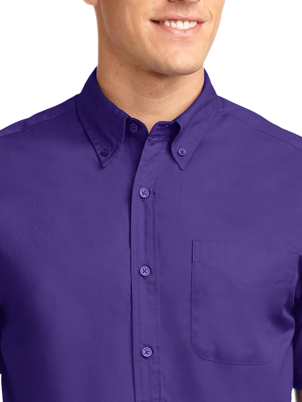 Men's Tall Short Sleeve Easy Care Shirt