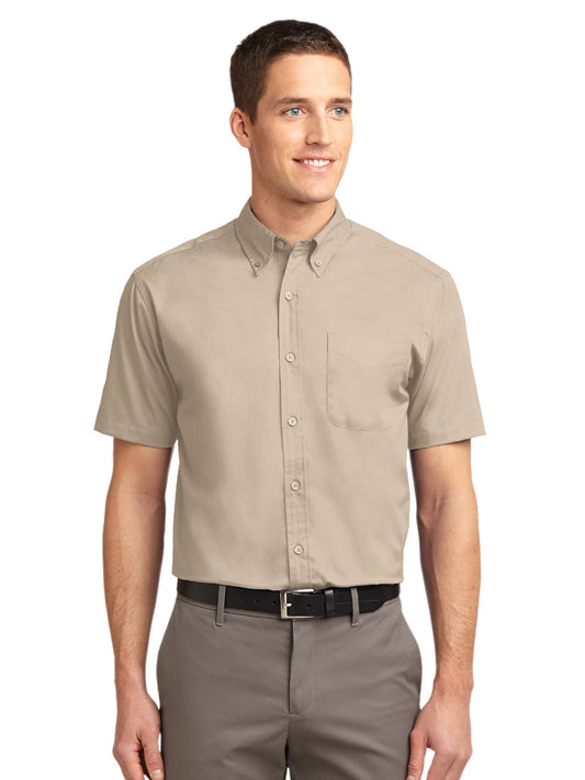 Men's Tall Short Sleeve Easy Care Shirt