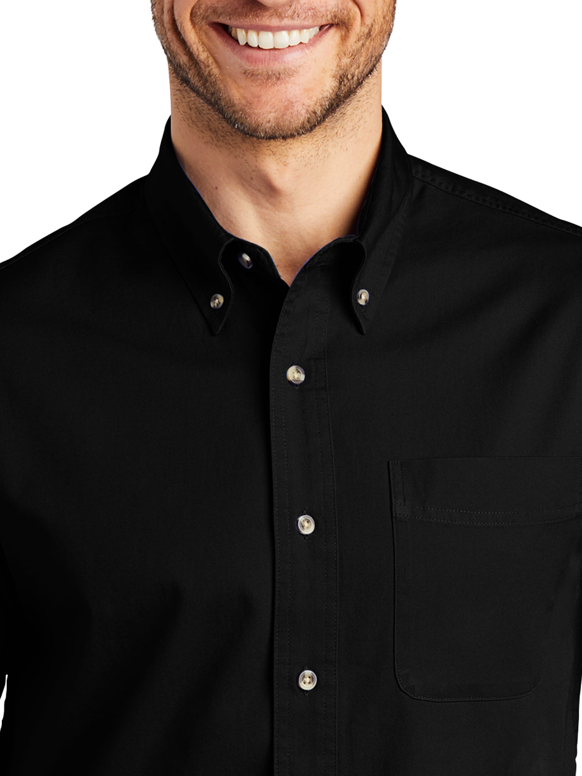 Men's Tall Long Sleeve Twill Shirt