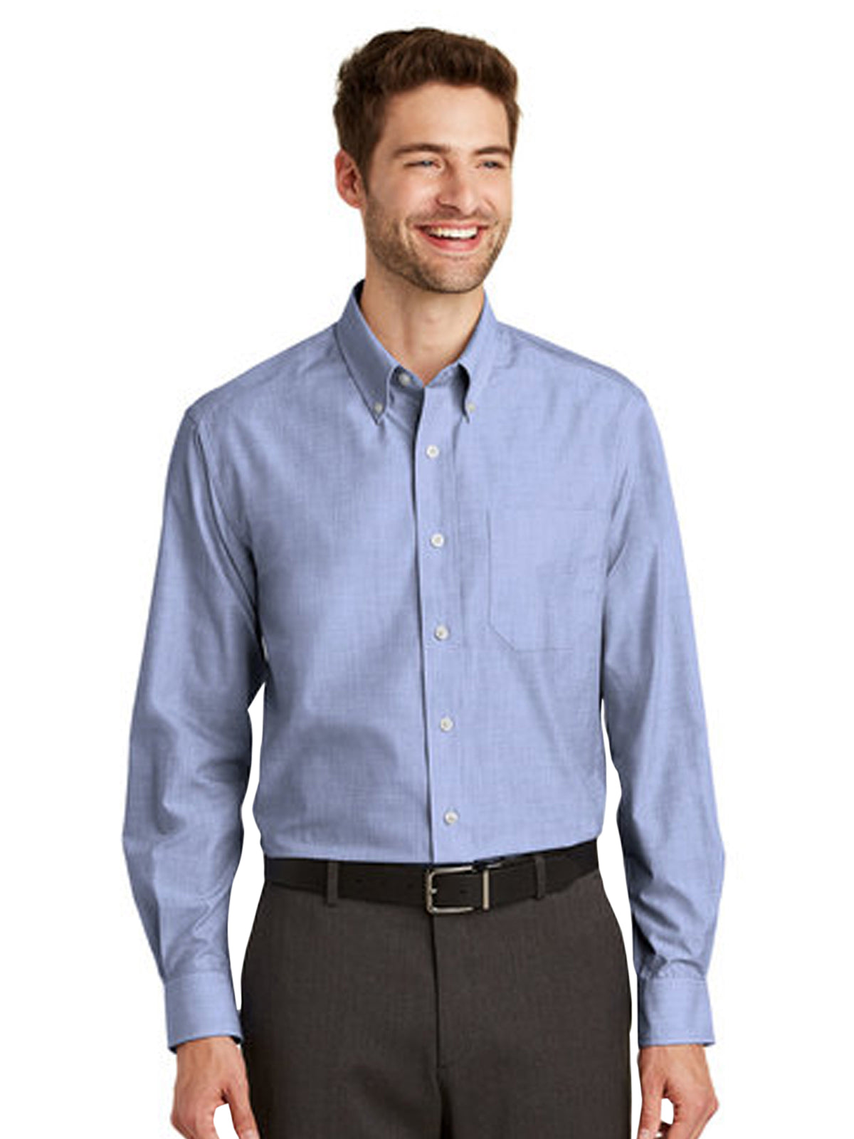 Men's Tall Crosshatch Easy Care Shirt