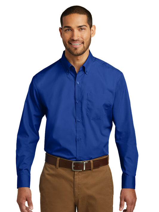 Men's Long Sleeve Poplin Shirt