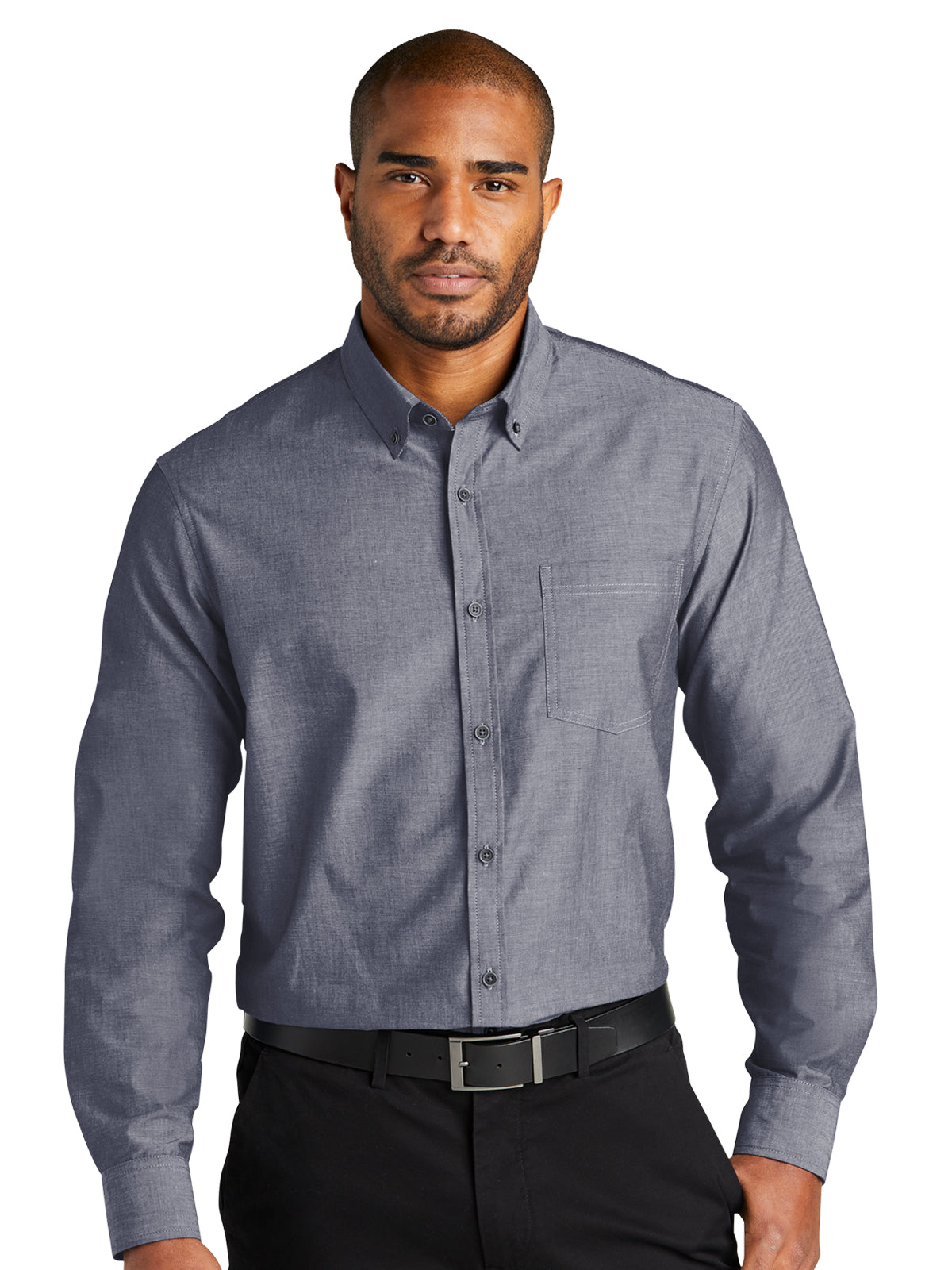 Men's Long Sleeve Chambray Shirt