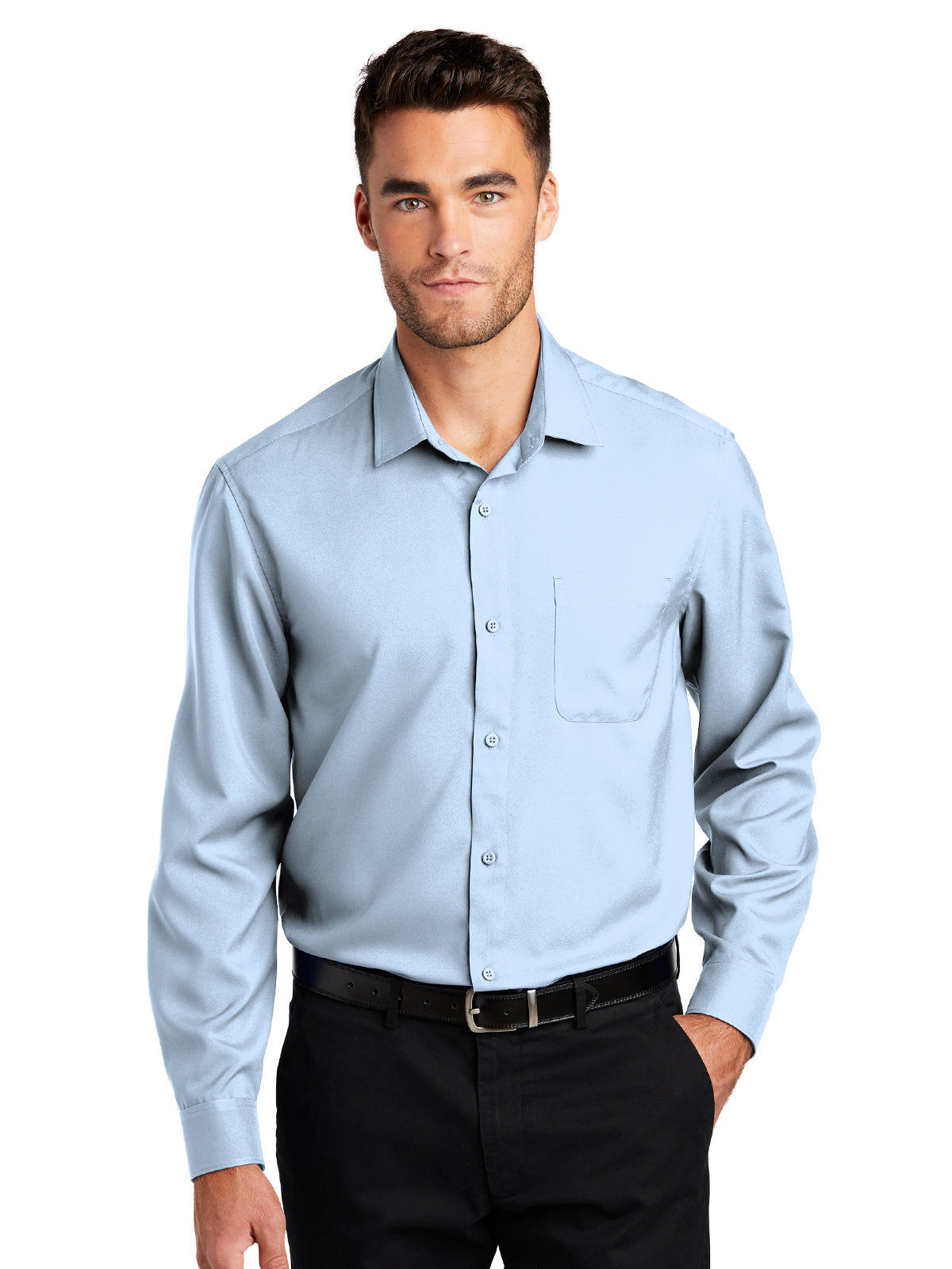 Men's Long Sleeve Button Up Performance Shirt