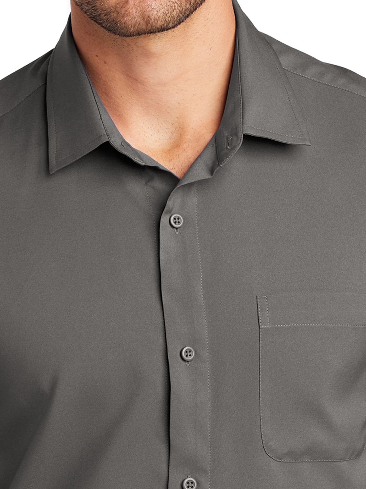 Men's Long Sleeve Button Up Performance Shirt