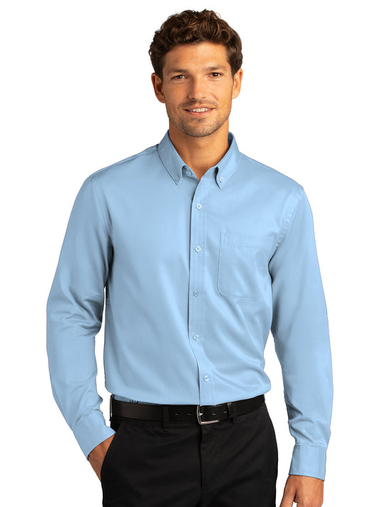 Men's Long Sleeve Button Up Performance Shirt