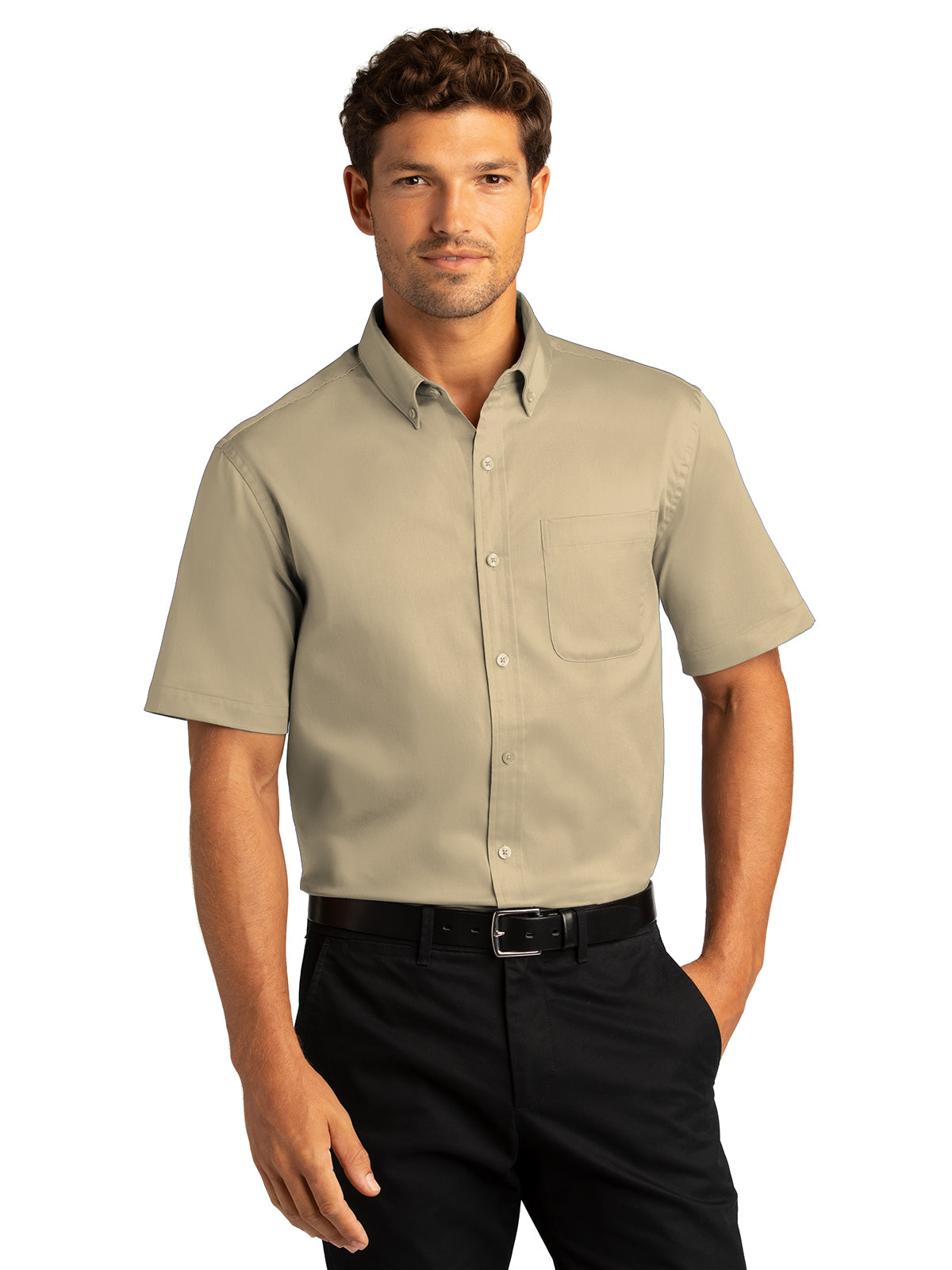 Men's Short Sleeve Button Up Shirt