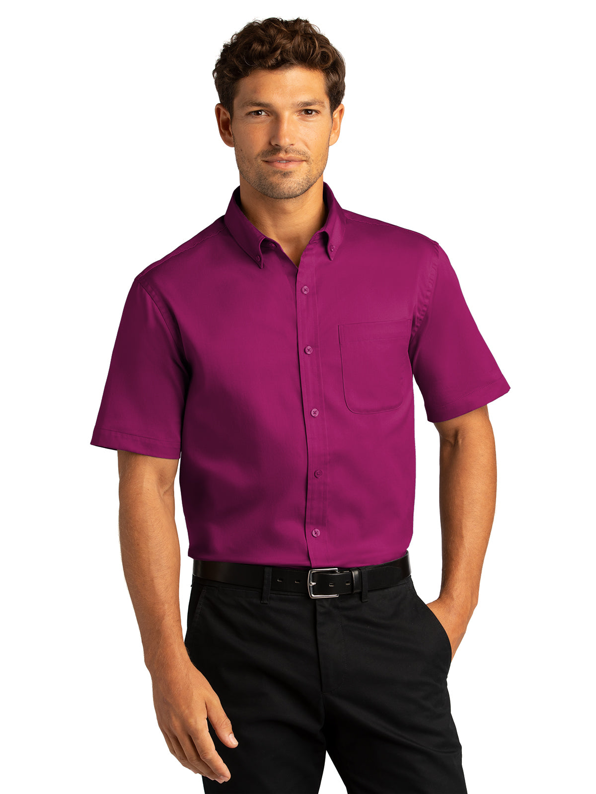 Men's Short Sleeve Button Up Shirt