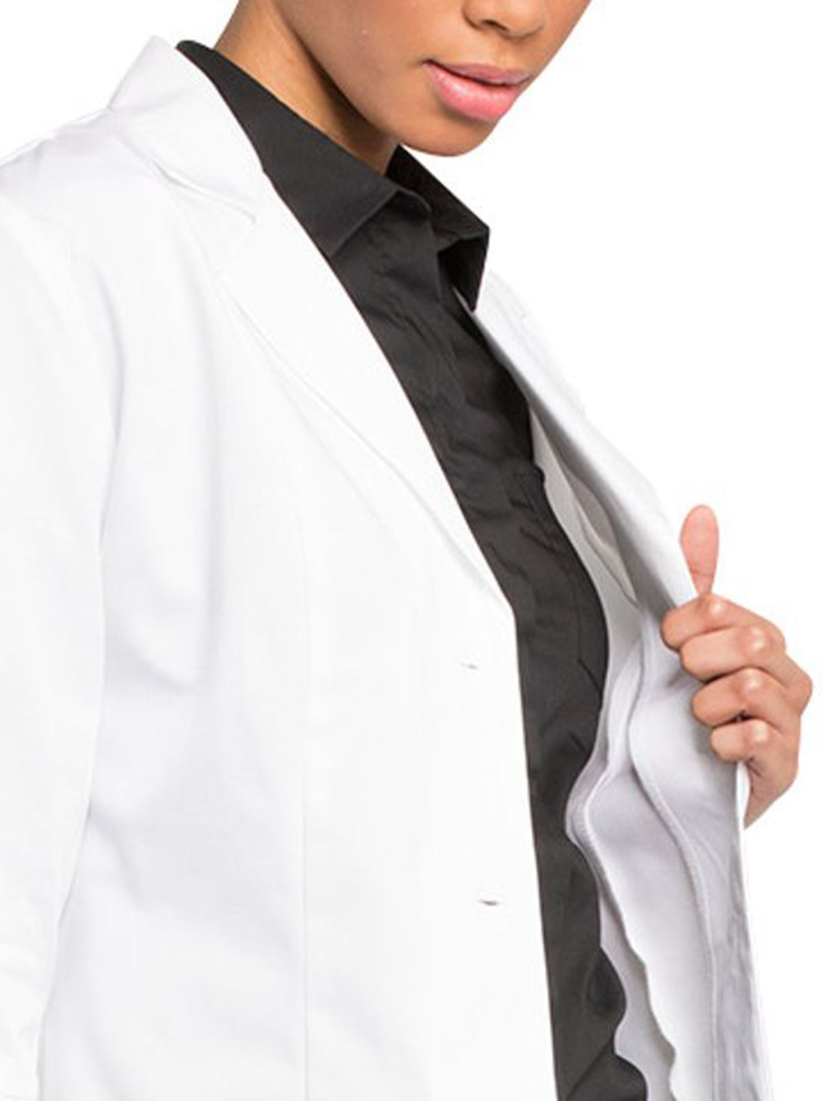 Women's Two-Pocket 30" Consultation 3/4 Sleeve Lab Coat