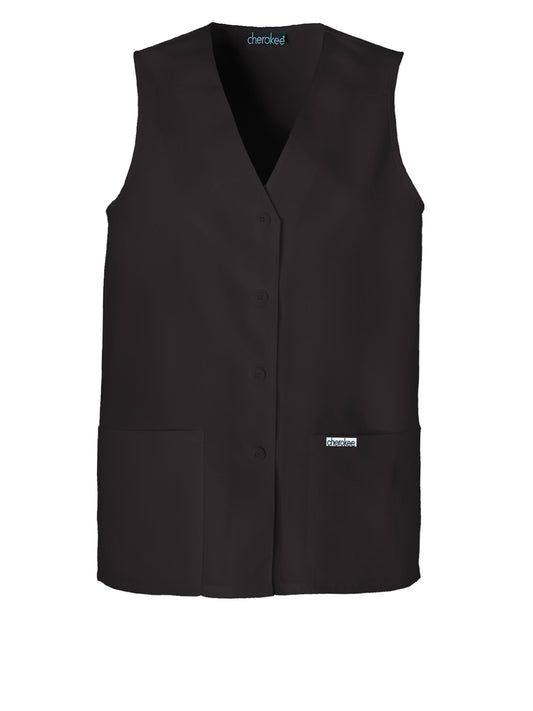 Women's 2-Pocket Button Front Vest