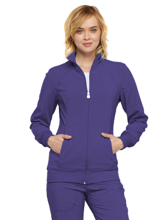 Women's 2-Pocket Contemporary Scrub Jacket