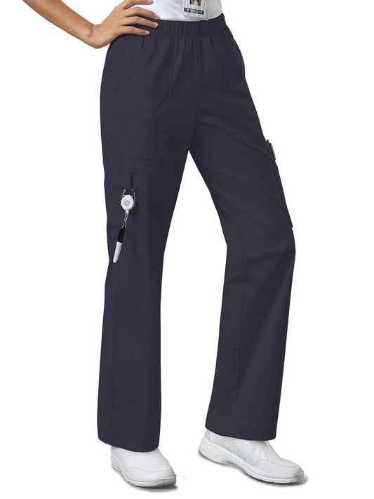 Women's Mid Rise Pull-On Cargo Scrub Pant