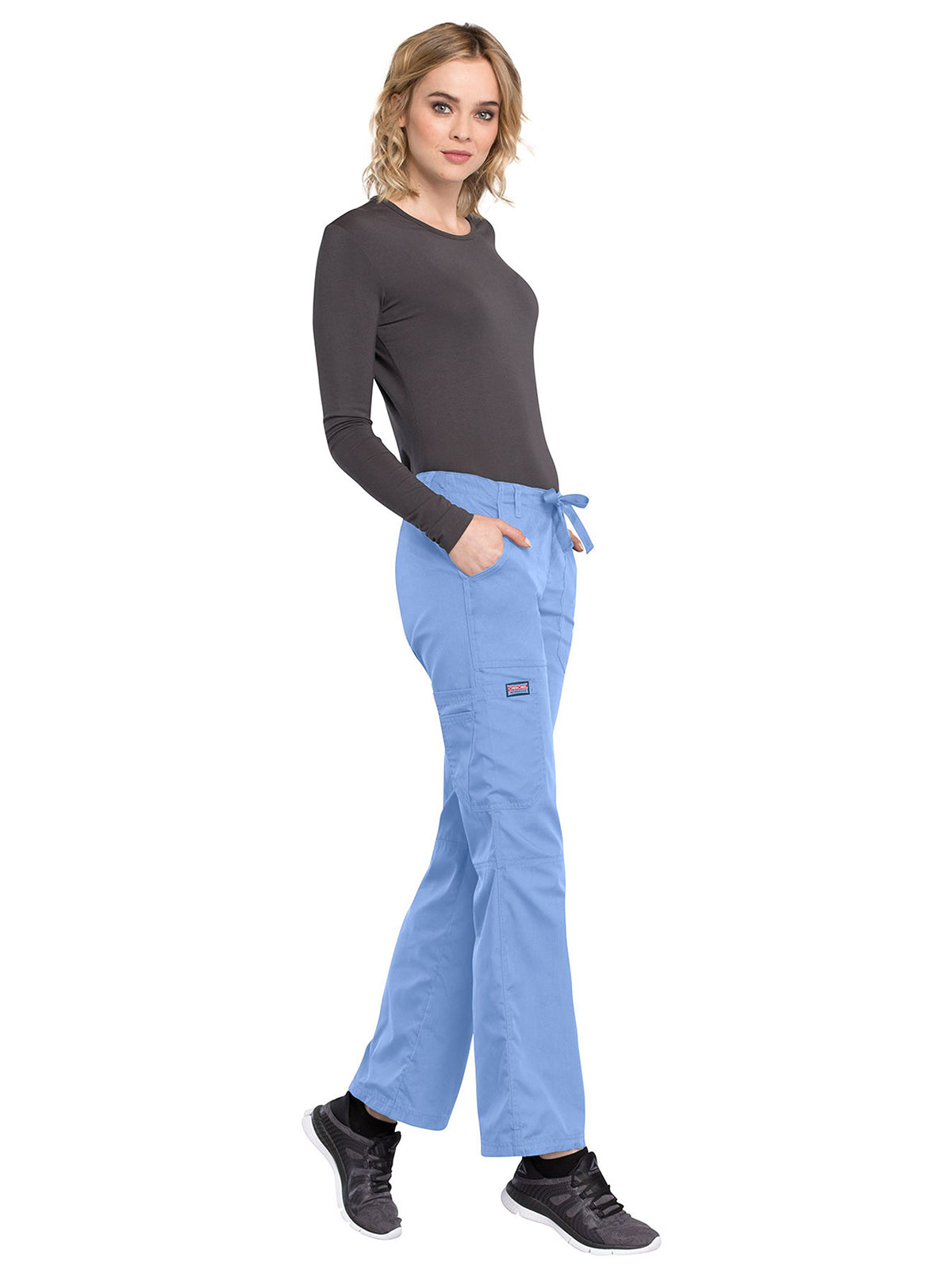 Women's 4-Pocket Drawstring Cargo Pant