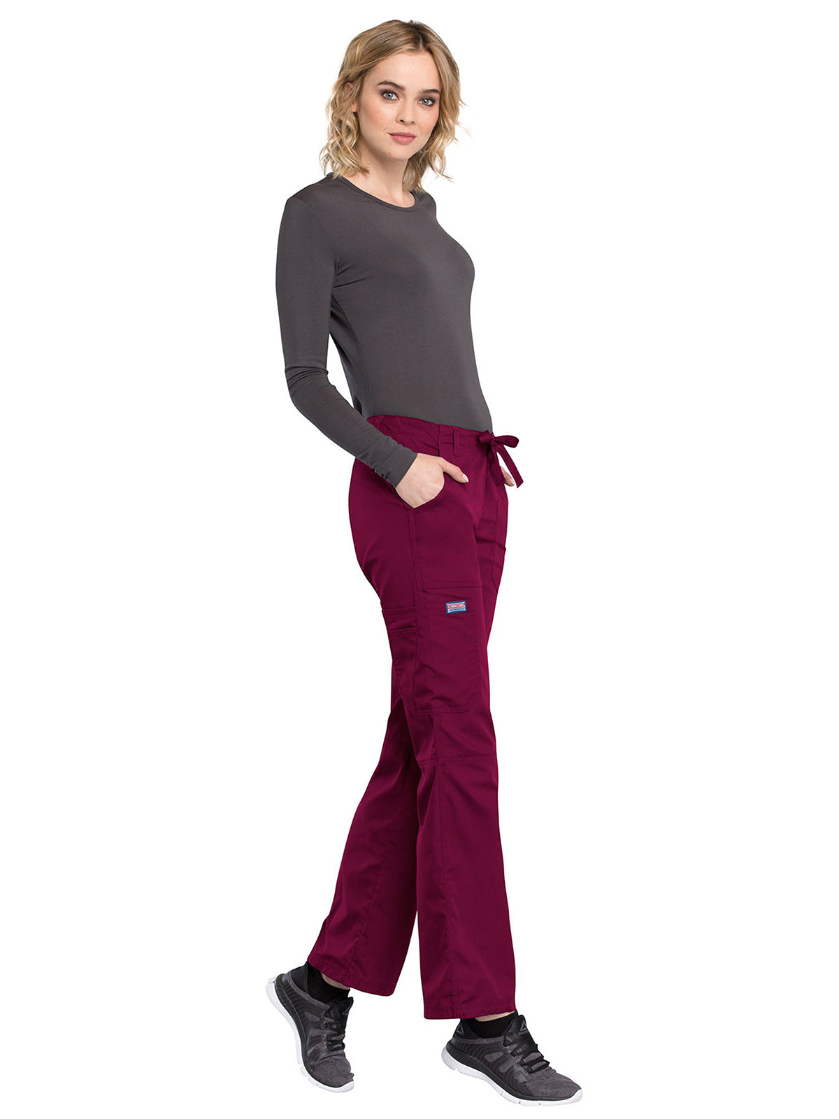 Women's 4-Pocket Drawstring Cargo Pant