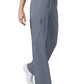 Unisex 5-Pocket Drawstring Cargo Scrub Pant