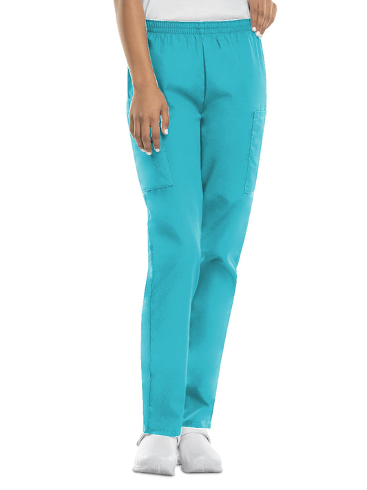 Women's Natural Rise Tapered Pull-On Cargo Pant