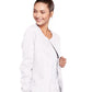 Women's 3-Pocket Zip Front Scrub Jacket