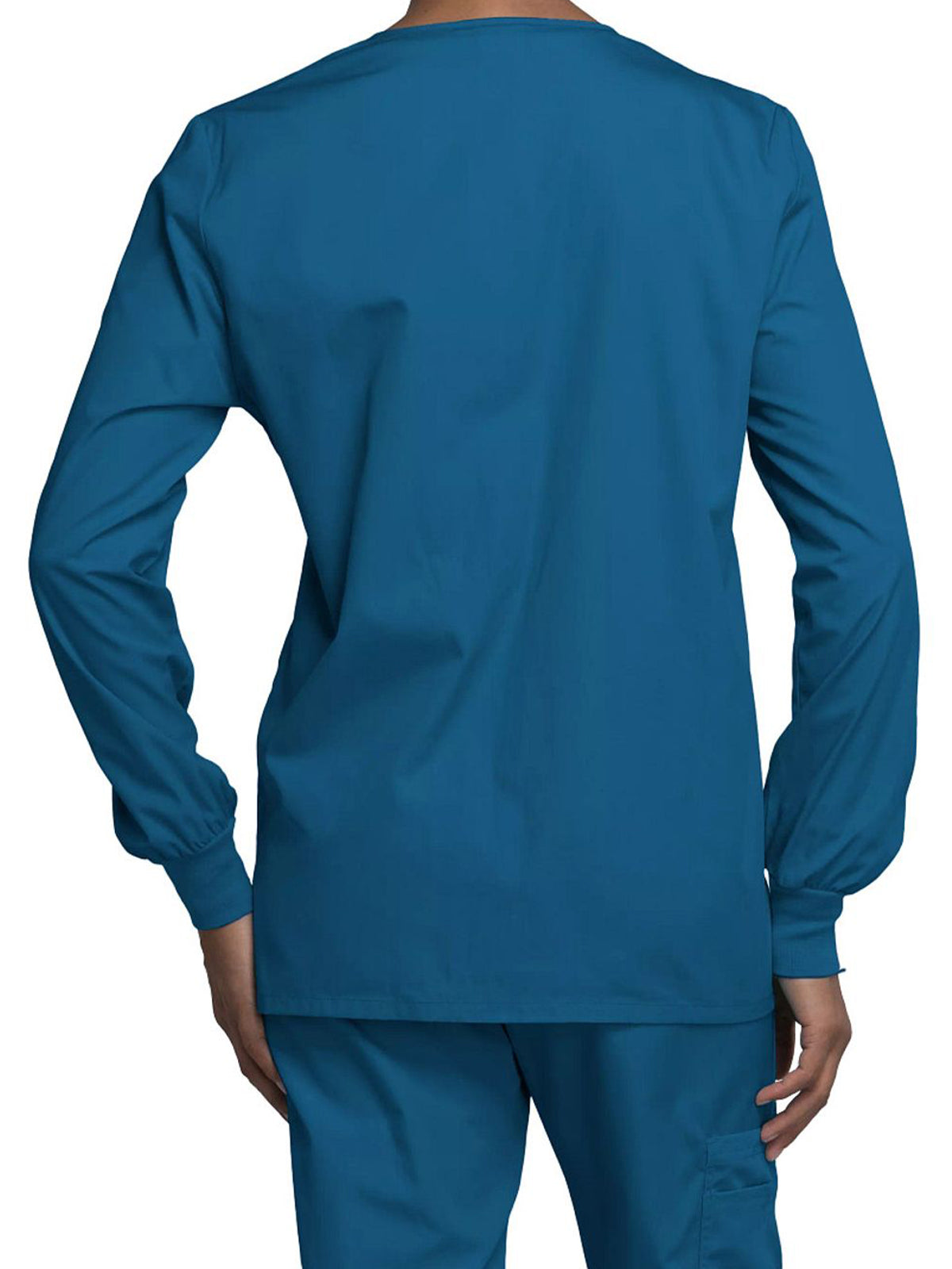 Women's Snap Front Scrub Jacket