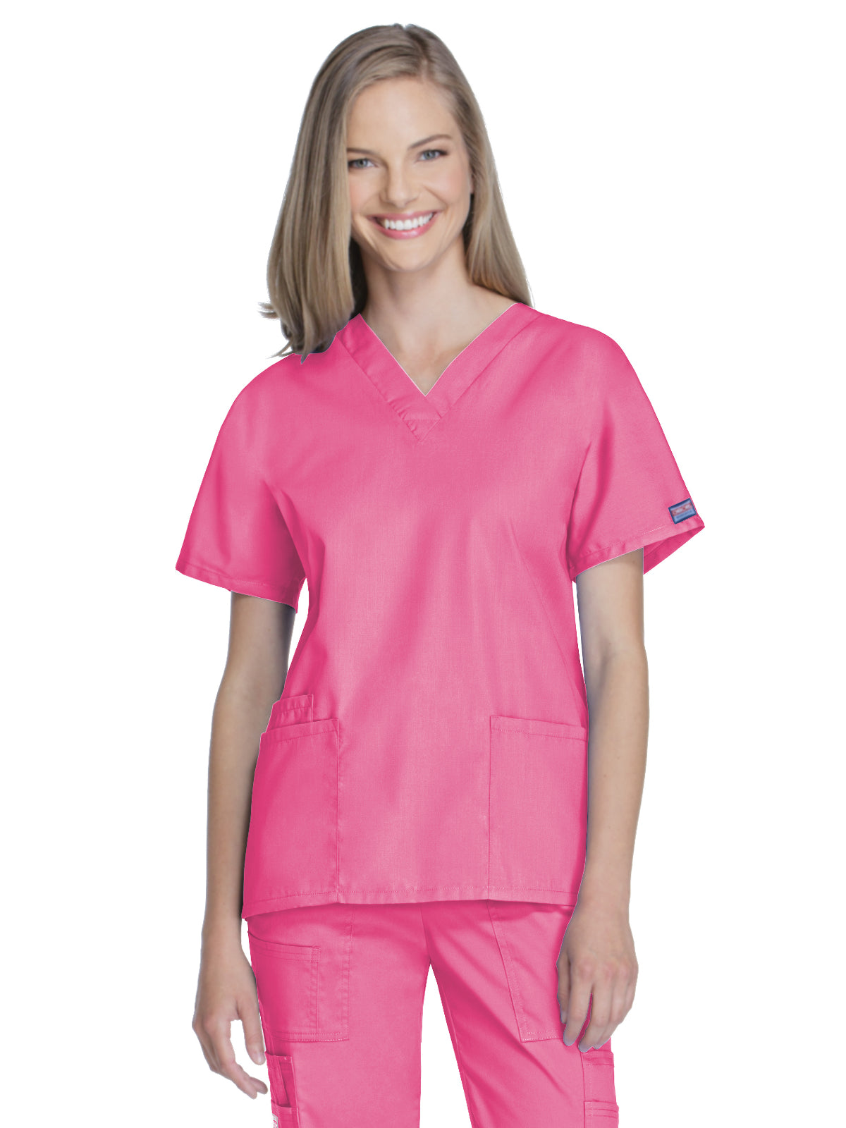 Women's 2-Pocket V-Neck Scrub Top