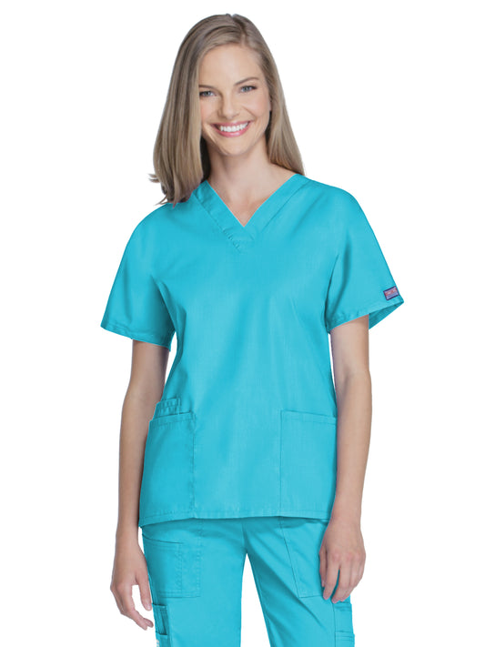 Women's 2-Pocket V-Neck Scrub Top