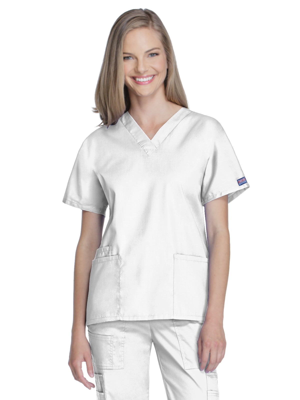 Women's 2-Pocket V-Neck Scrub Top