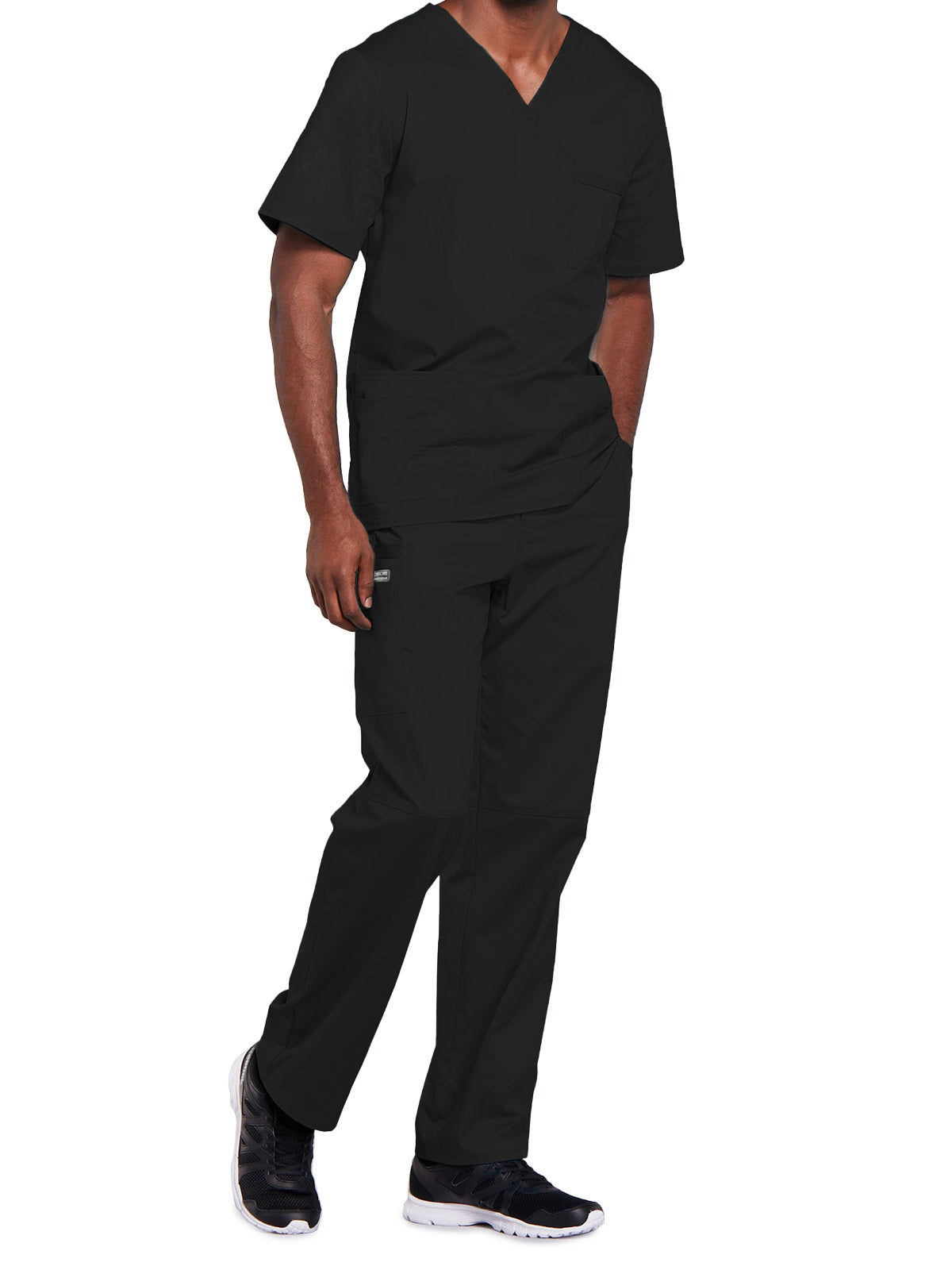 Unisex 2-Pocket V-Neck Scrub Top