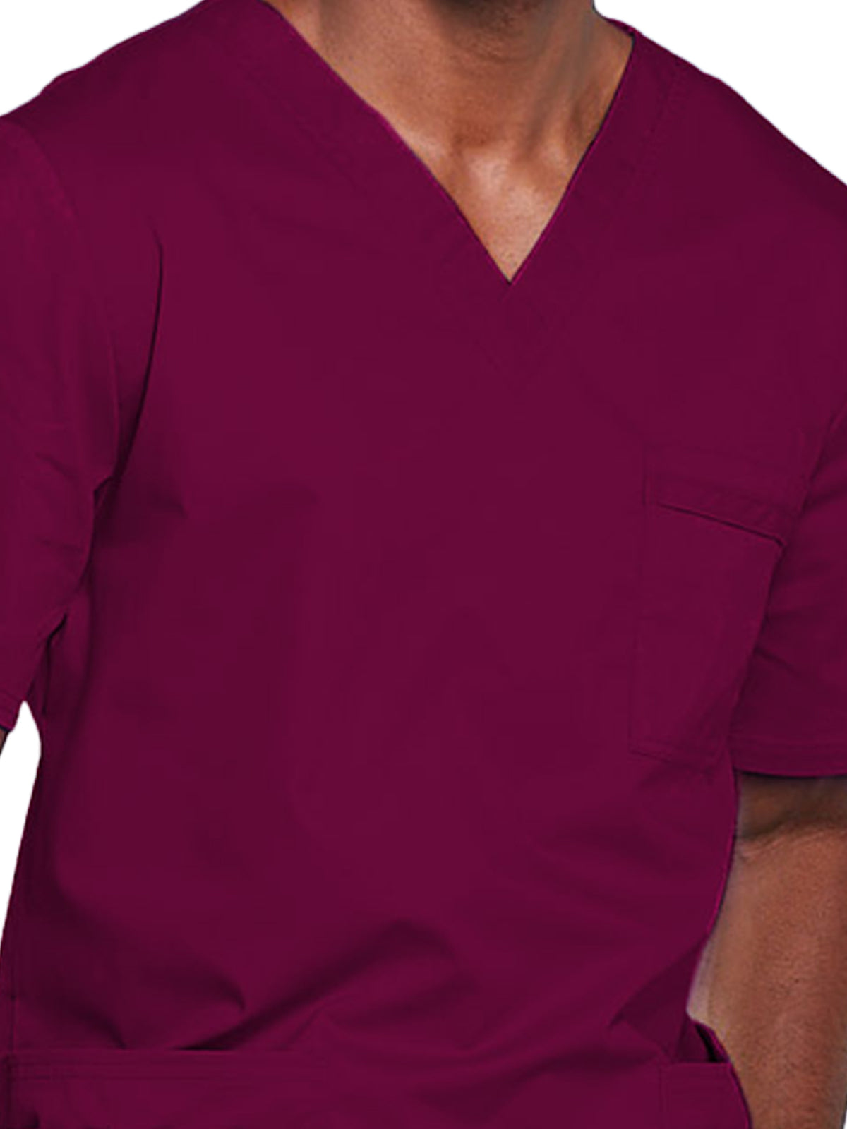 Unisex 2-Pocket V-Neck Scrub Top