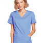 Women's 3-Pocket Mock Wrap Scrub Top