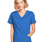 Women's 3-Pocket Mock Wrap Scrub Top