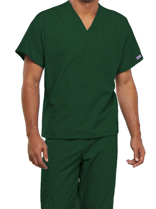 Unisex 1-Pocket V-Neck Scrub Top