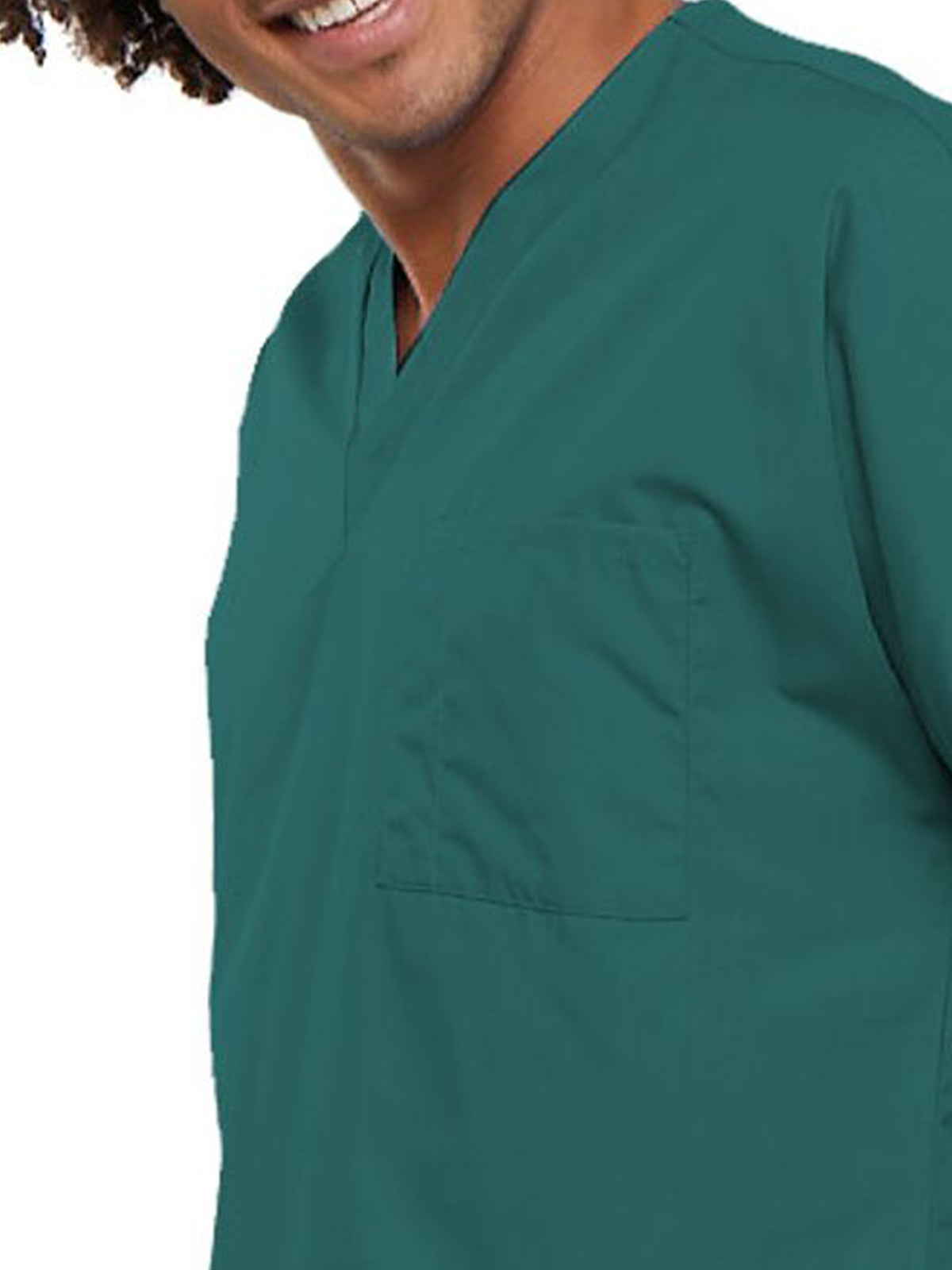 Unisex 1-Pocket V-Neck Scrub Top