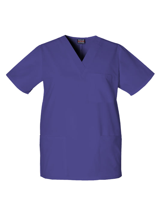 Unisex 3-Pocket V-Neck Scrub Top