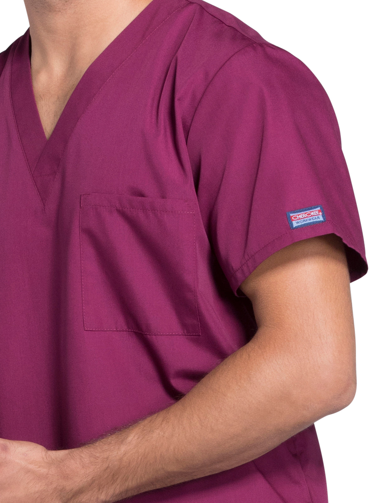 Unisex 3-Pocket V-Neck Scrub Top