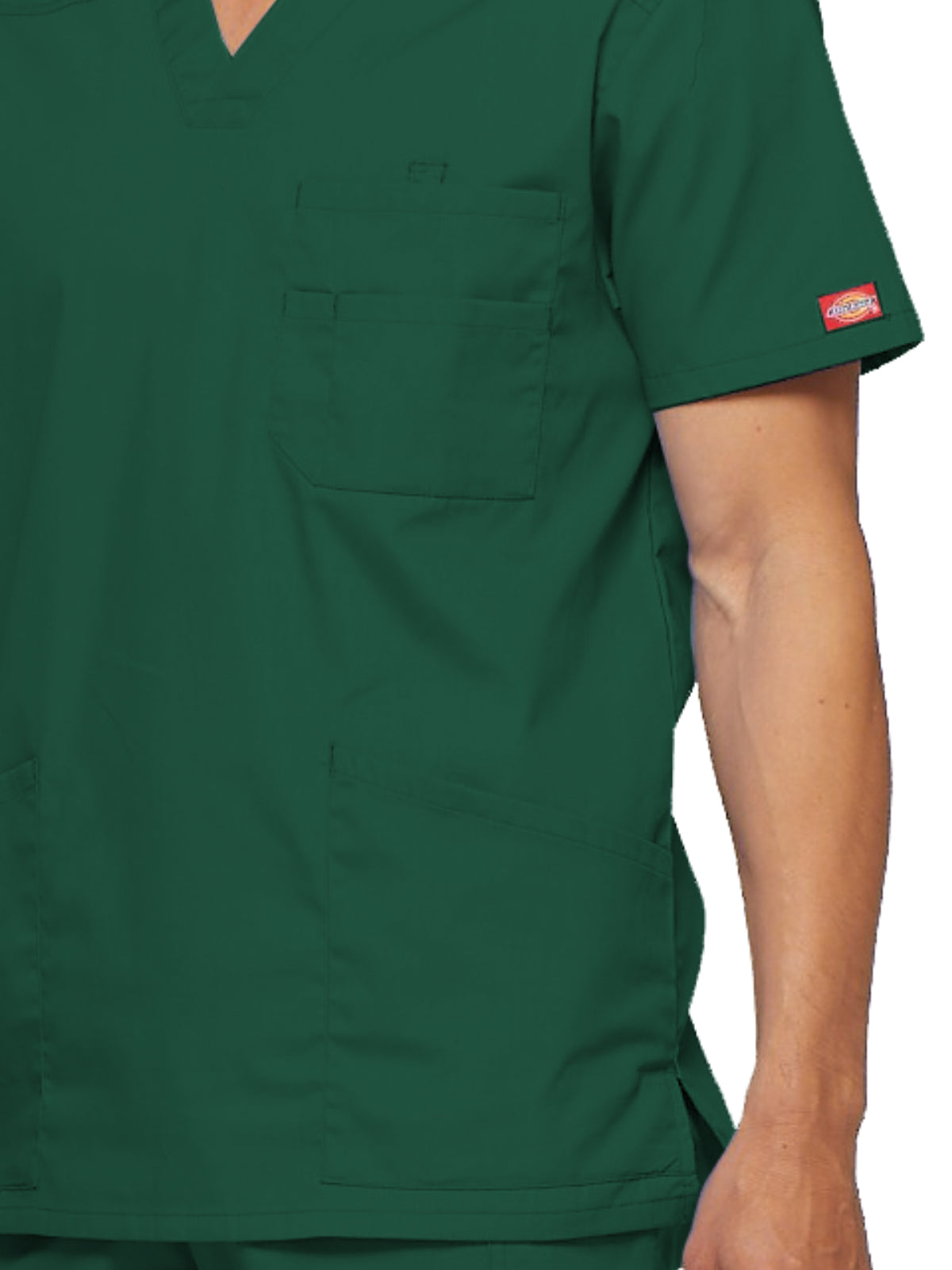 Men's 5-Pocket V-Neck Scrub Top