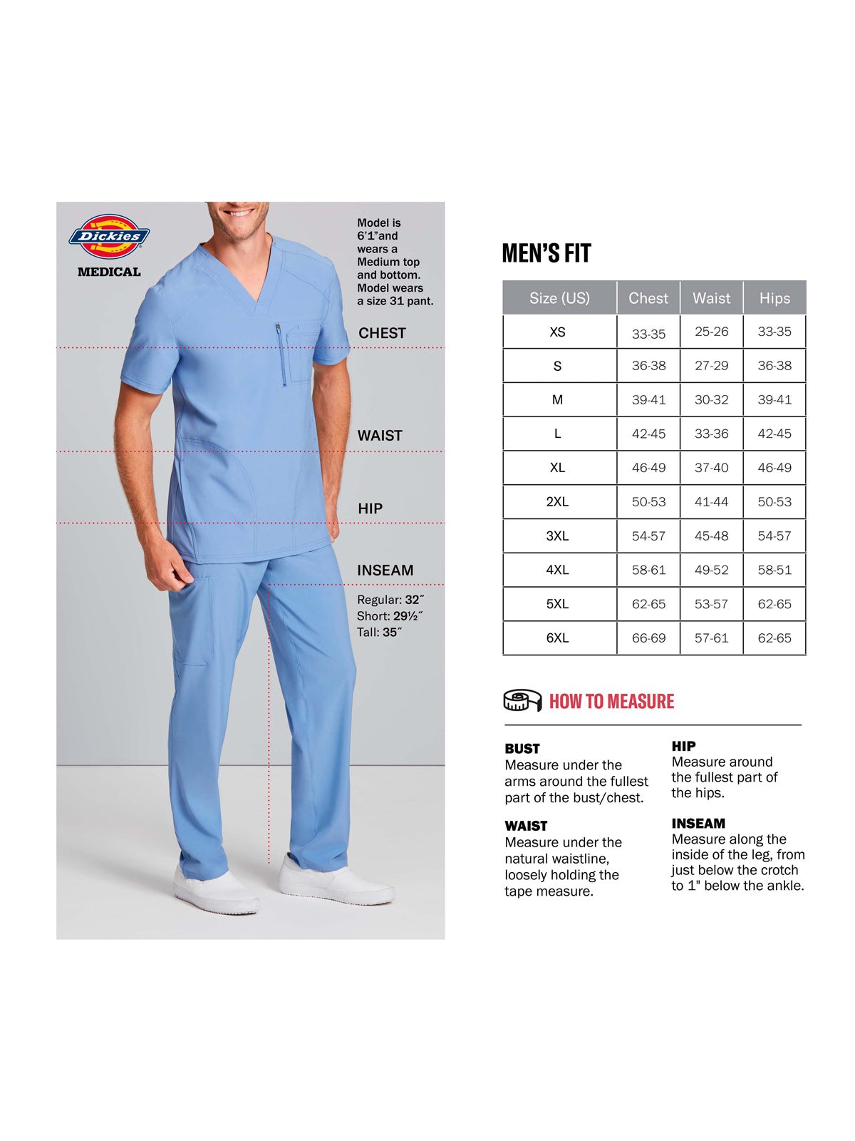 Men's 5-Pocket V-Neck Scrub Top