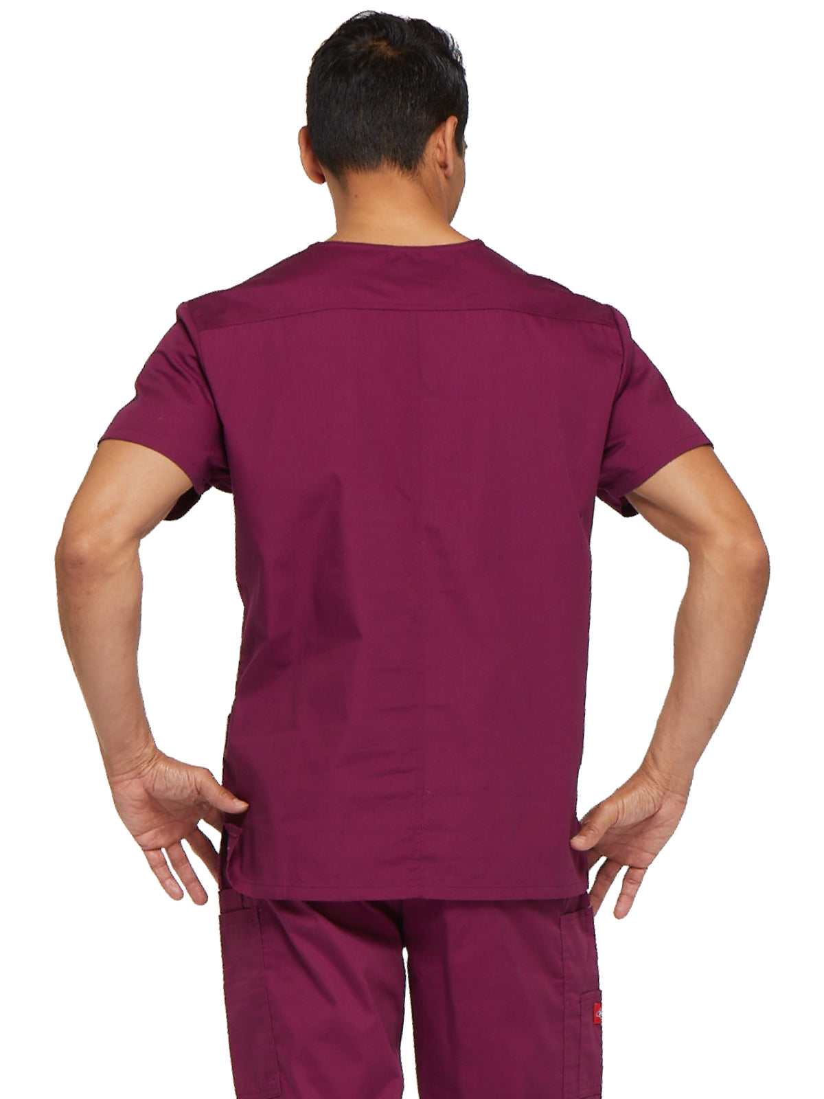 Men's 5-Pocket V-Neck Scrub Top