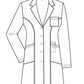 Women's Four-Pocket 37" Full-Length Lab Coat